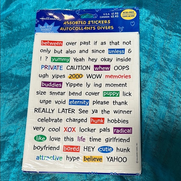 Hallmark Assorted Stickers Pack - Picture 1 of 7